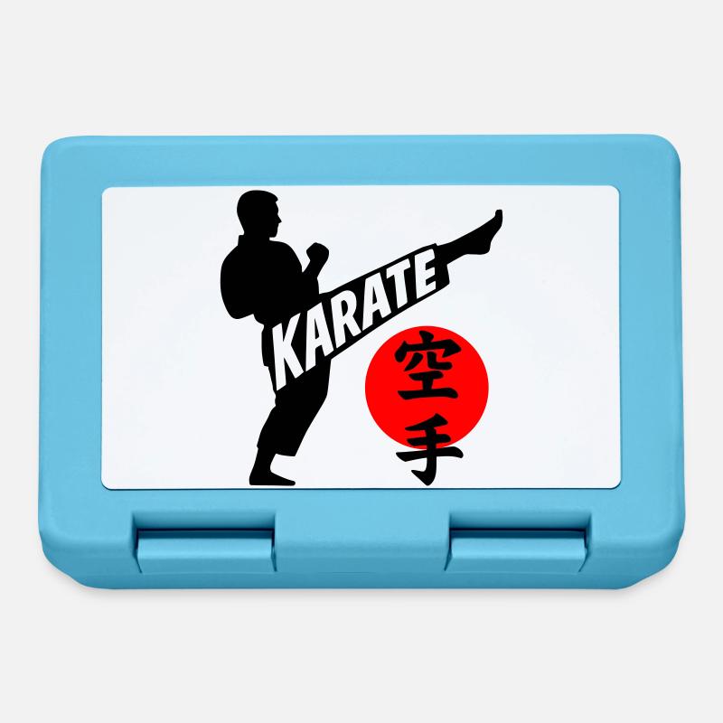 Karate - Brotdose - Saphirblau