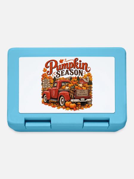 A truckload Pumpkin season  - Brotdose - Saphirblau