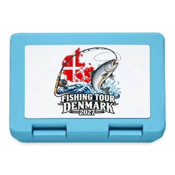 Angeltour Dänemark 2027 - Brotdose - Saphirblau - Vorne