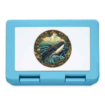 Whale - Lunchbox - sapphire blue - Front