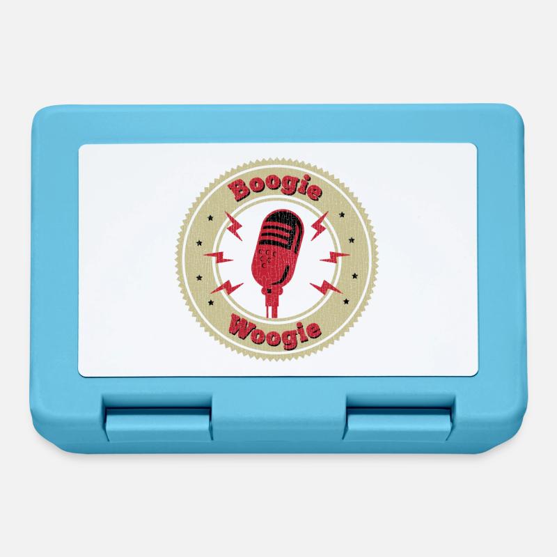 Boogie Woogie cadeau micro vintage - Boîte à goûter - bleu saphir