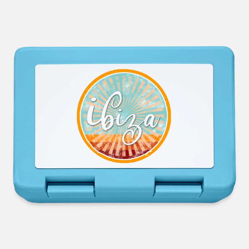 Soleil d'Ibiza - Boîte à goûter - bleu saphir