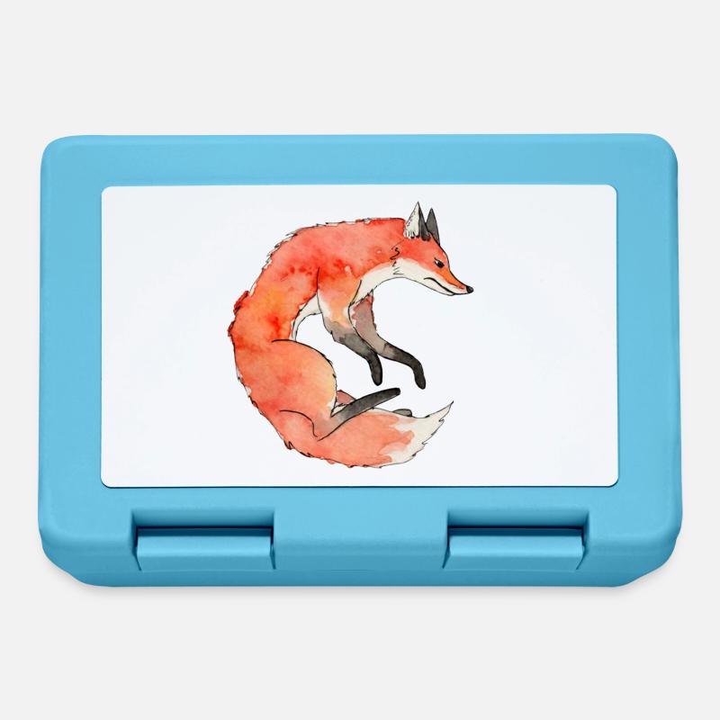 Fox - Lunchbox - sapphire blue