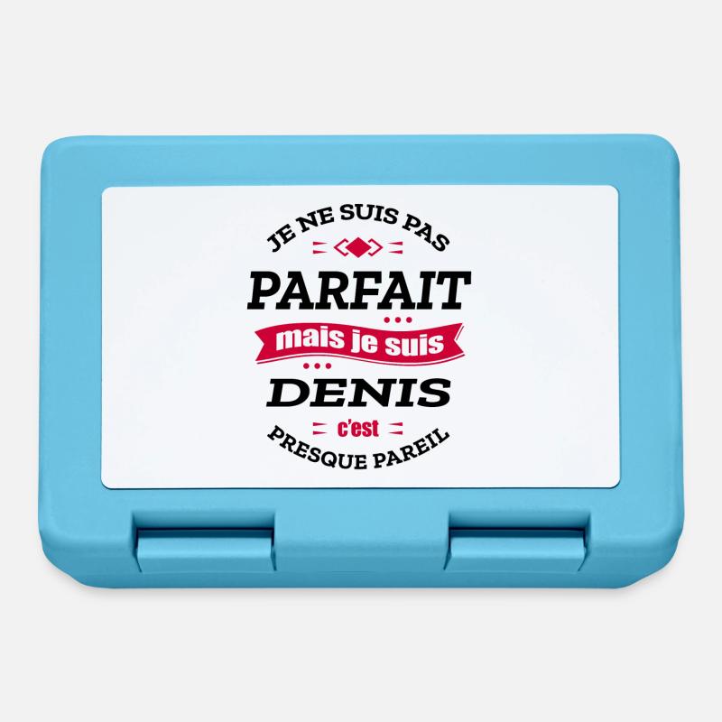 DENIS PARFAIT - PRENOM DENIS - Boîte à goûter - bleu saphir