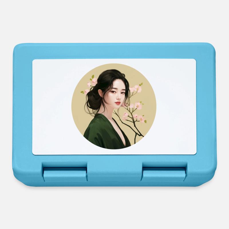 Beautiful Asian - Lunchbox - sapphire blue