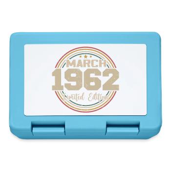 Awesome seit März 1934 Geburtstag 1934 Geschenk - Brotdose - Saphirblau - Vorne