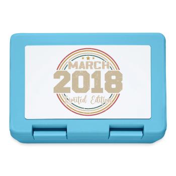 Awesome Since March 2018 Birthday 2018 Gift - Lunchbox - sapphire blue - Front