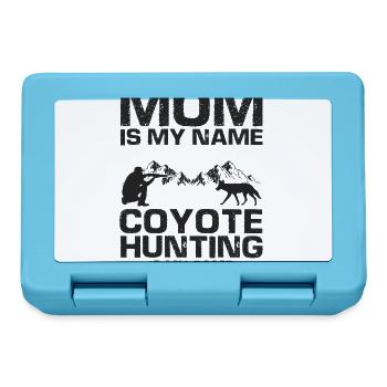 Coyote Capture and Coyote Hunter Design - Lunchbox - sapphire blue - Front