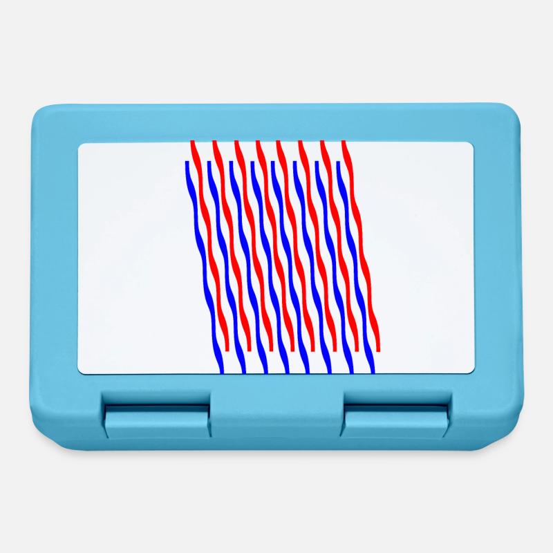 zigzag 2 - Lunchbox - sapphire blue