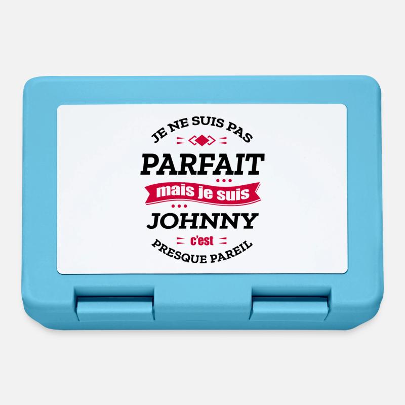 JOHNNY PARFAIT - PRENOM JOHNNY - Boîte à goûter - bleu saphir