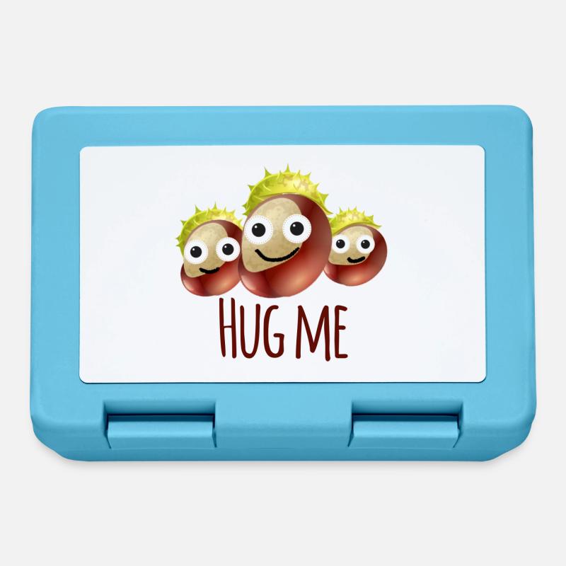 Chestnuts, Chestnut,Horse Chestnut,hug me - Lunchbox - sapphire blue
