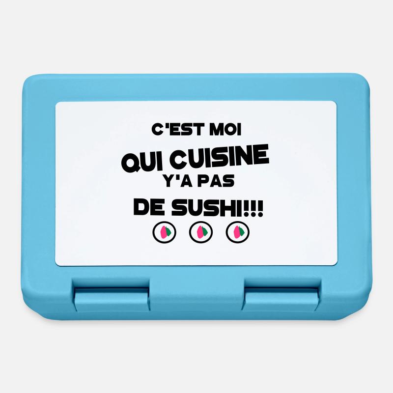 y'a pas de sushi 5 - Boîte à goûter - bleu saphir