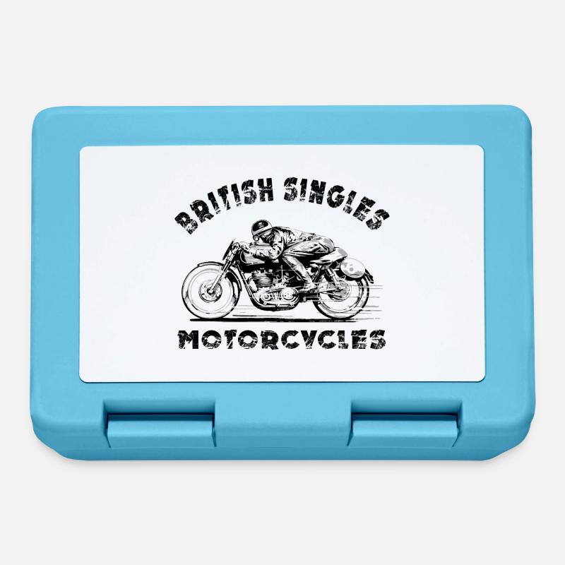 british motorcycles - Boîte à goûter - bleu saphir
