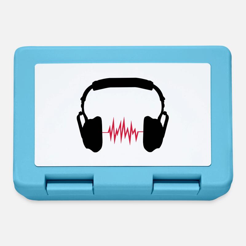 headphones - Lunchbox - sapphire blue