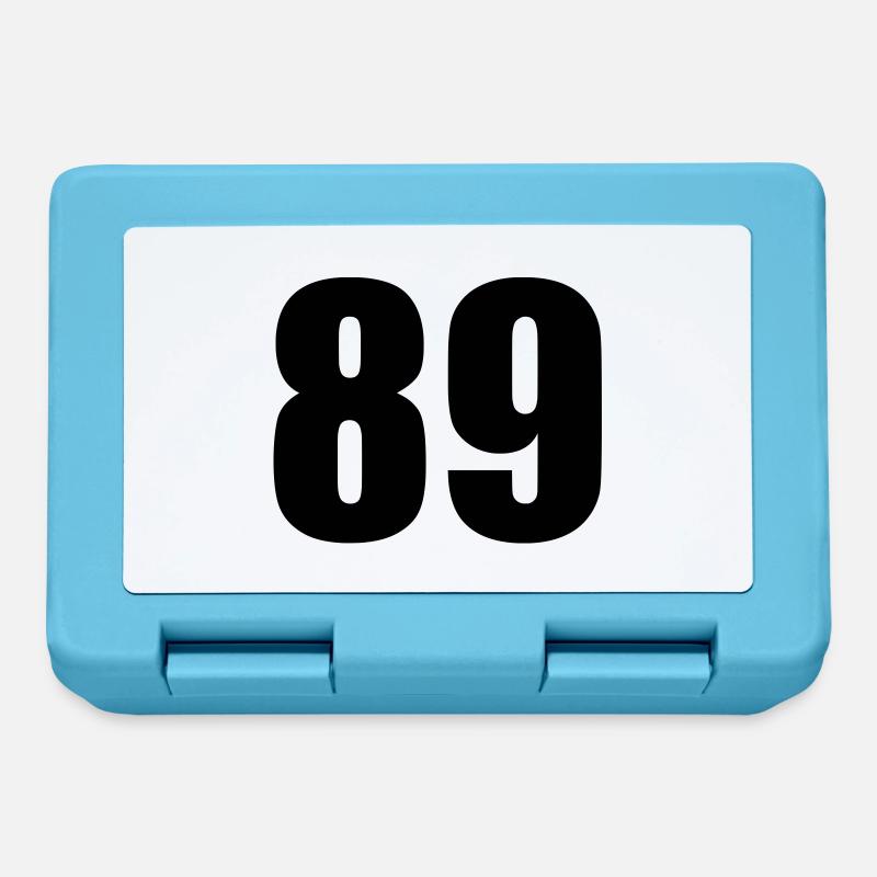 89 - Boîte à goûter - bleu saphir