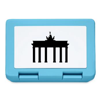 Brandenburger Tor Berlin (1c) - Brotdose - Saphirblau - Vorne