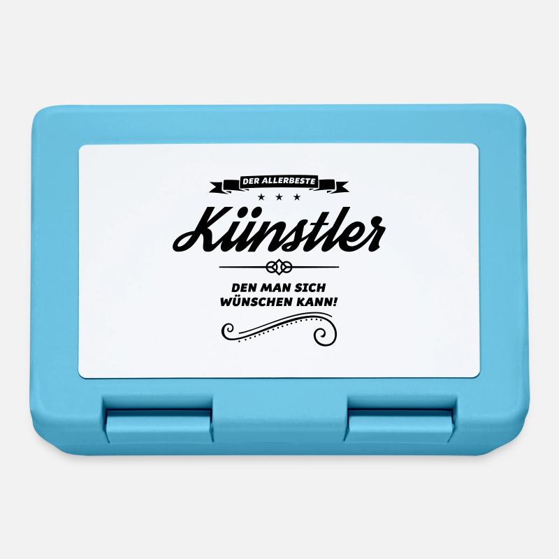 künstler allerbeste - Brotdose - Saphirblau
