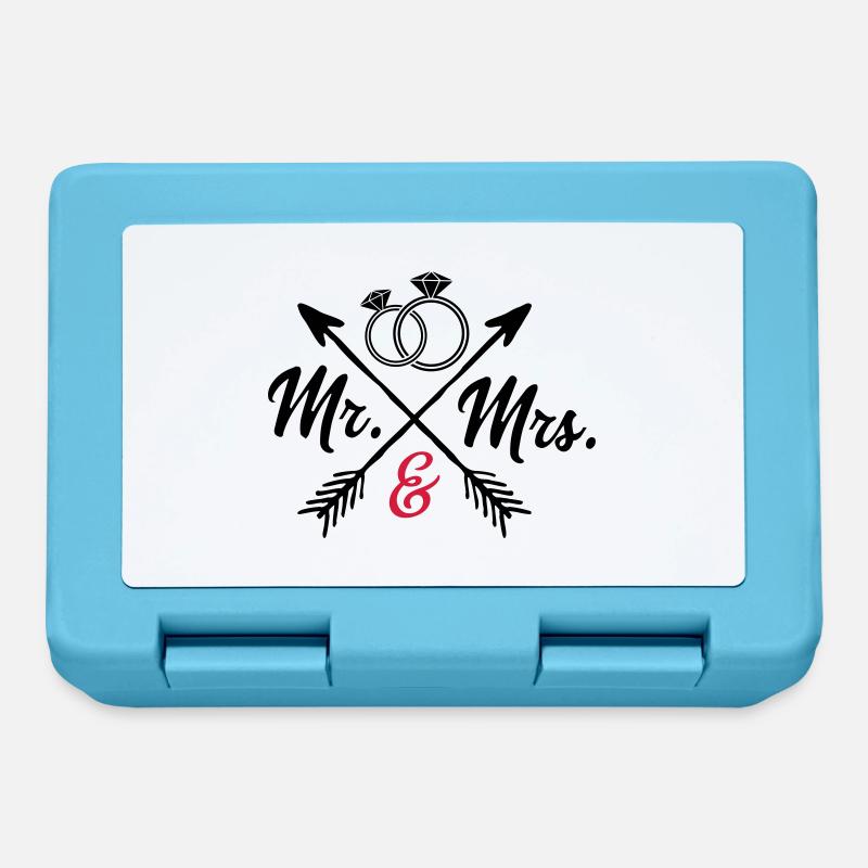 Mr. And Mrs. - Brotdose - Saphirblau