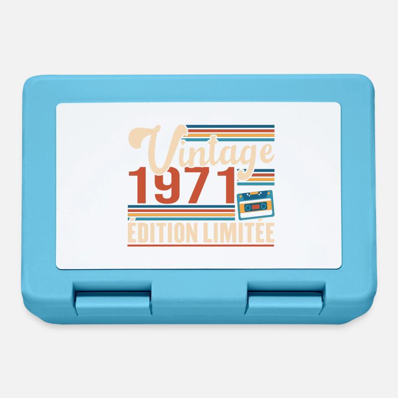 Vintage 1971 Edition Limitée - Boîte à goûter - bleu saphir