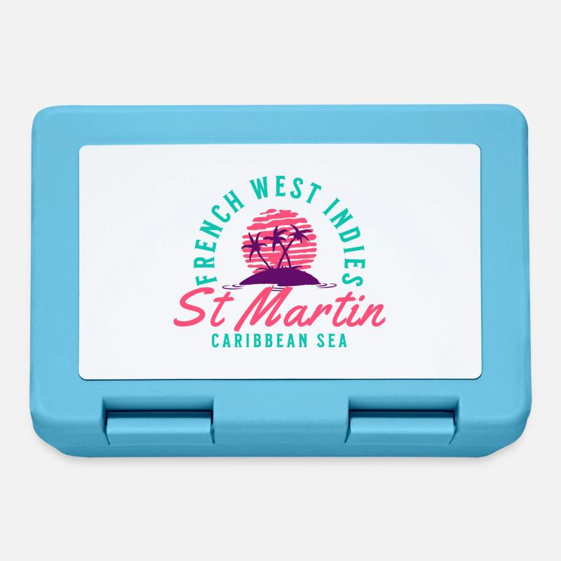 Caraïbes St Martin - Boîte à goûter - bleu saphir