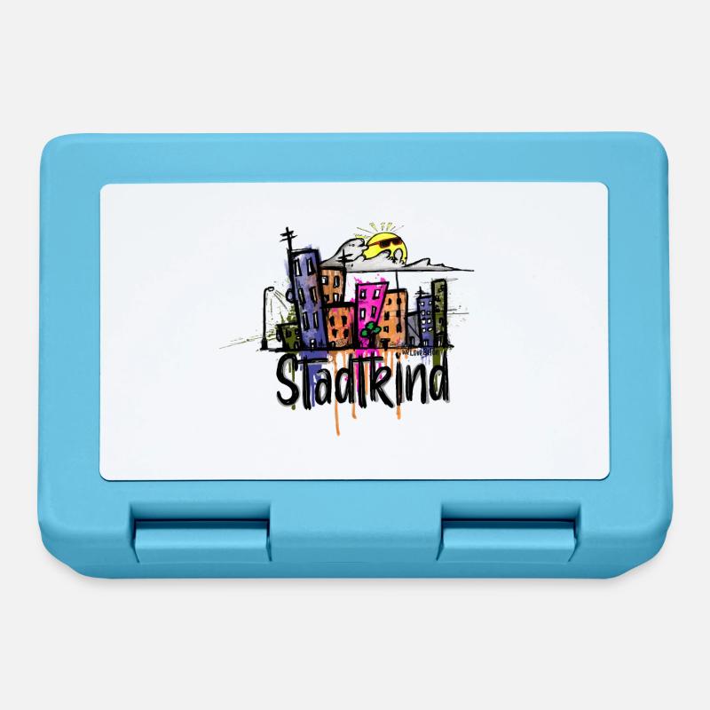StadtKinder - Brotdose - Saphirblau