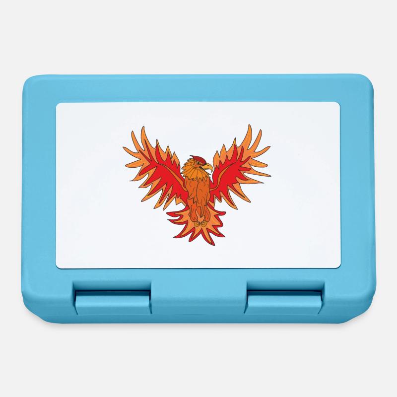 Un oiseau de feu - Boîte à goûter - bleu saphir