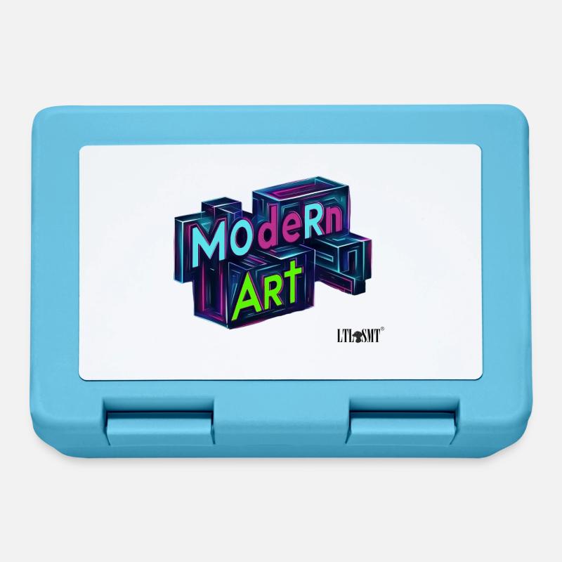 MOdeRn ART - Boîte à goûter - bleu saphir