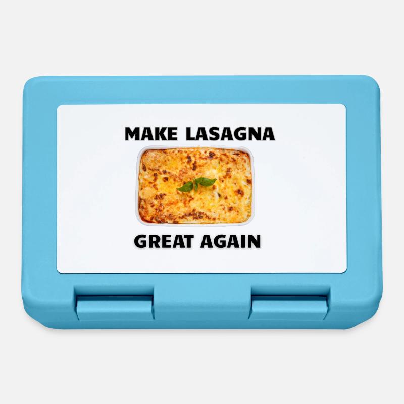 Make Lasagna Great Again - Lunchbox - sapphire blue