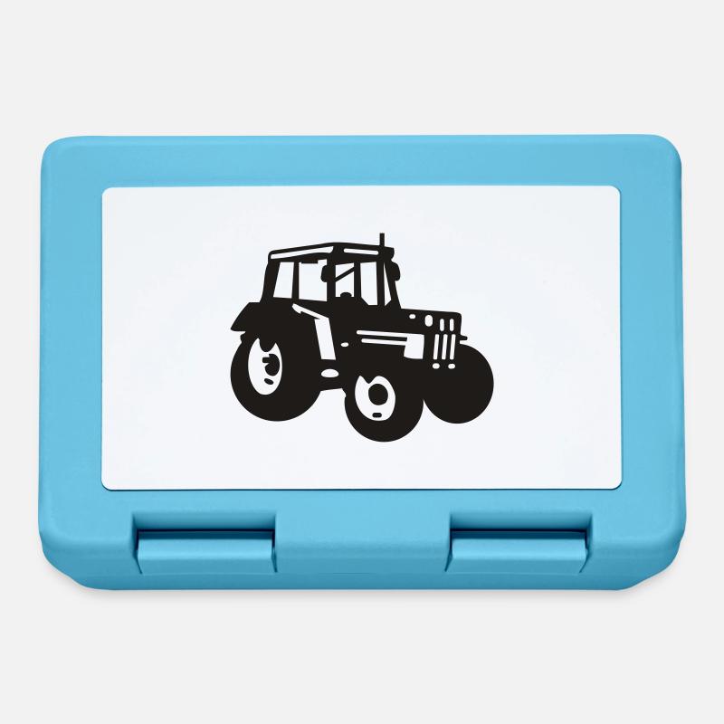 tractor - Lunchbox - sapphire blue