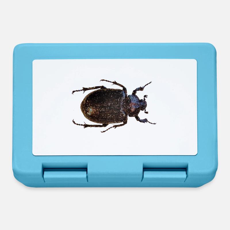 dung beetle - Lunchbox - sapphire blue