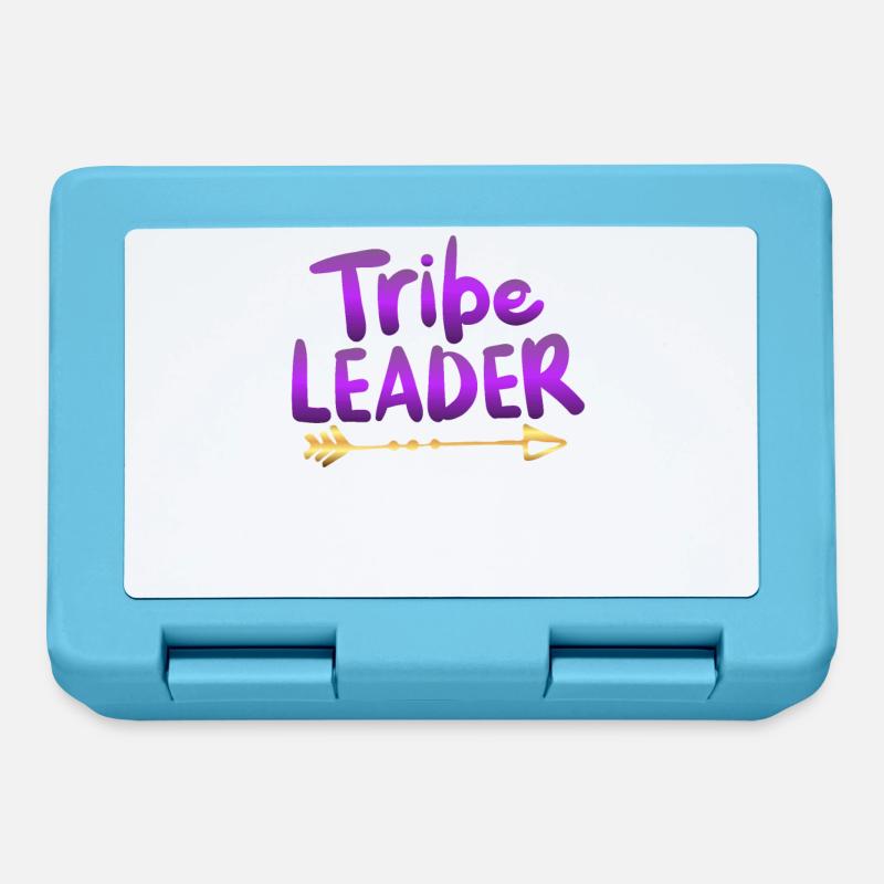 Chef de tribu - Boîte à goûter - bleu saphir