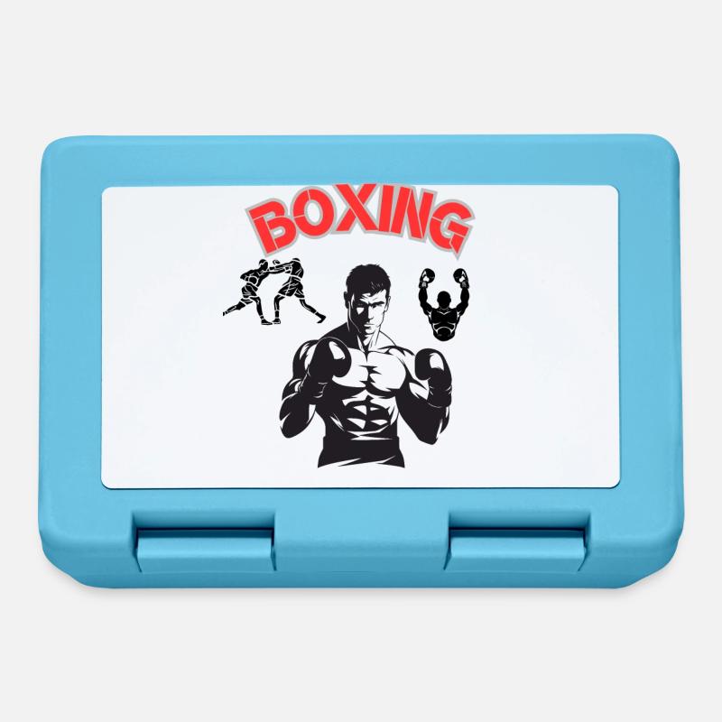 Boxe - Boîte à goûter - bleu saphir