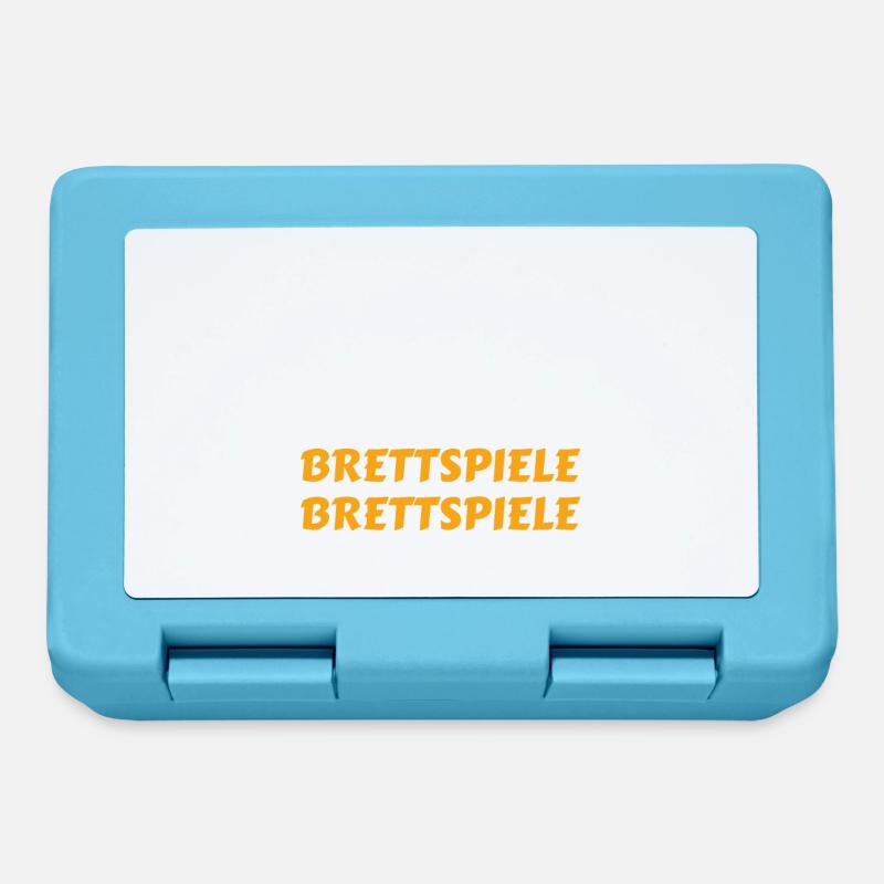 scheisstag geschenk geburtstag Brettspiele - Brotdose - Saphirblau