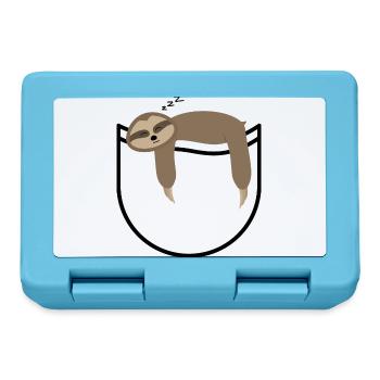 Pocket Sloth - Brotdose - Saphirblau - Vorne
