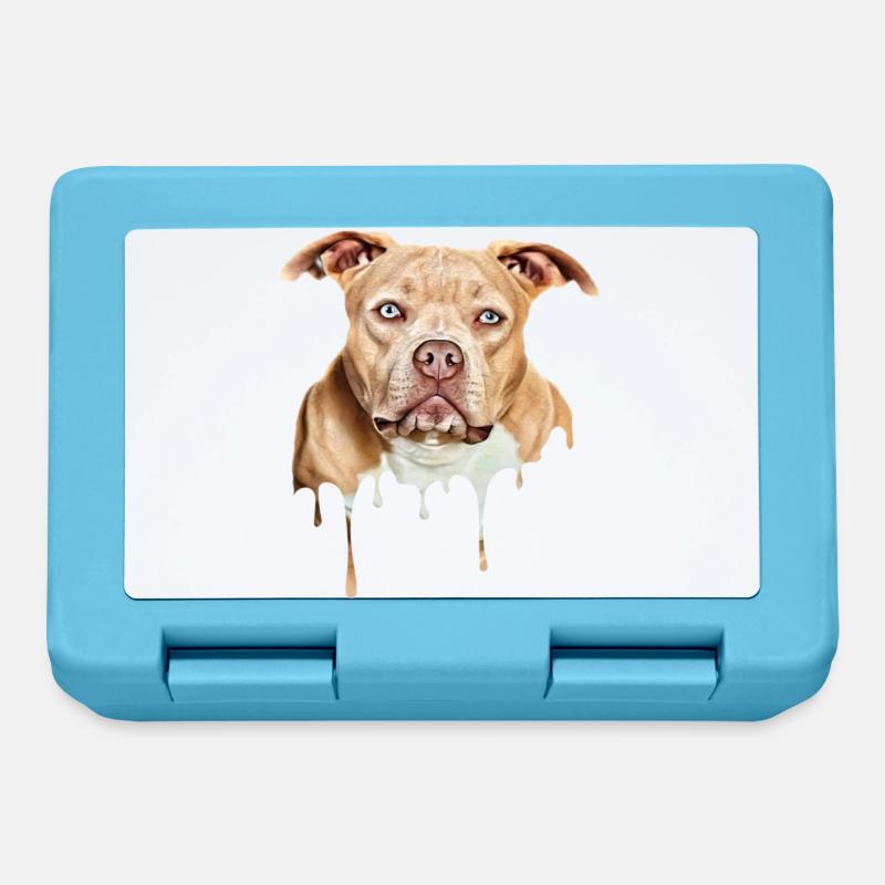 Bully Art American Bully Exotic Bully - Brotdose - Saphirblau