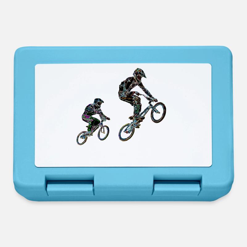 bmx - Brotdose - Saphirblau