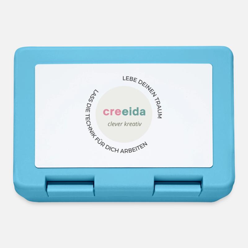 Creeida - Lebe Deinen Traum ... - Brotdose - Saphirblau