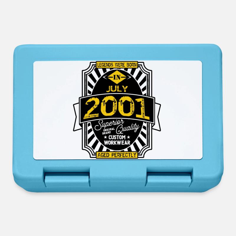 2001 JULY - Lunchbox - sapphire blue