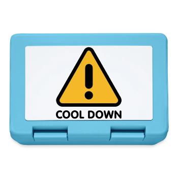 Cool down | Runter kommen - Boîte à goûter - bleu saphir - Devant