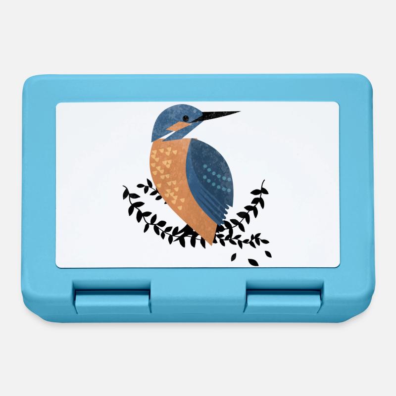 Eisvogel - Brotdose - Saphirblau