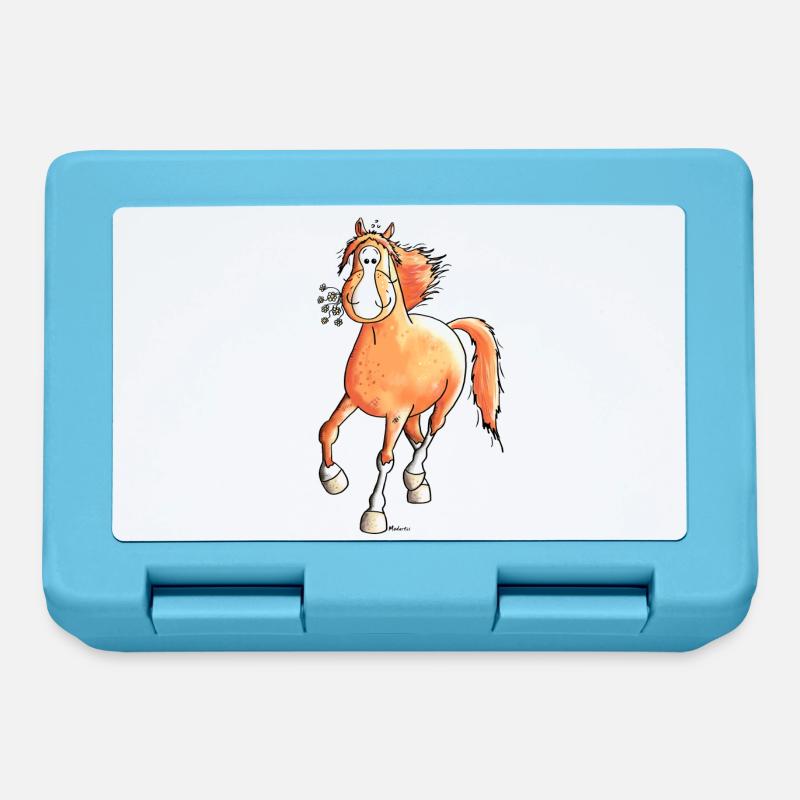 Mignon Cheval - Boîte à goûter - bleu saphir