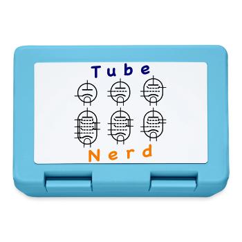 Tube à vide Nerd - Boîte à goûter - bleu saphir - Devant