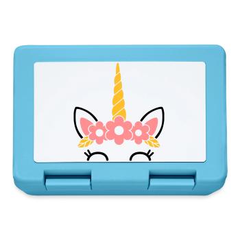 Queen of Flowers: The Majestic Unicorn - Lunchbox - sapphire blue - Front