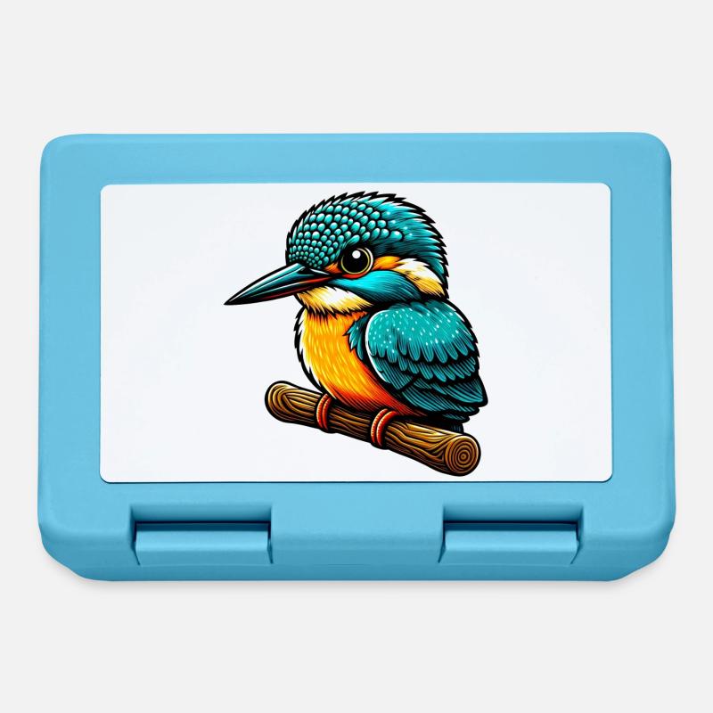 Eisvogel - Brotdose - Saphirblau