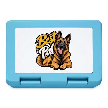 Belgischer Schäferhund - Brotdose - Saphirblau - Vorne