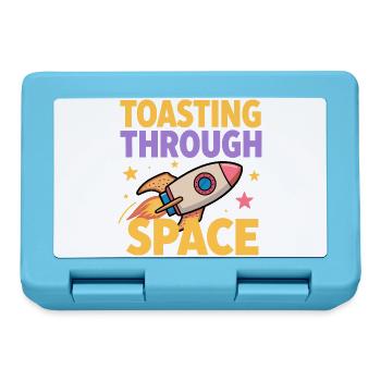 Toast-Rakete – Toasting Through Space - Brotdose - Saphirblau - Vorne