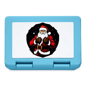 Kämpfer Christmas - Brotdose - Saphirblau - Vorne