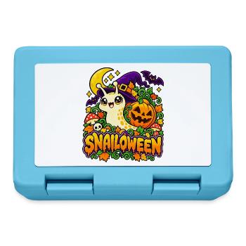 Snailoween – Kürbisschnecke - Brotdose - Saphirblau - Vorne