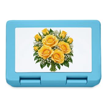 Golden Rose Bouquet Glow - Brotdose - Saphirblau - Vorne