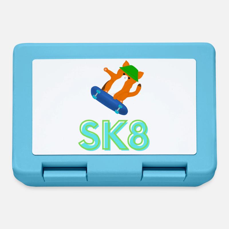 SK8 - Boîte à goûter - bleu saphir